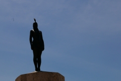 Pomnik Cataliny, która była chyba pierwowzorem Pocahontas
